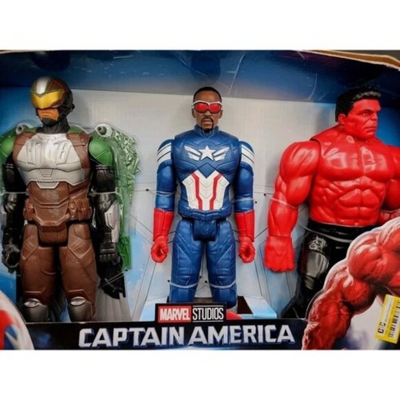 Marvel Studios Captain America Brave New World Action Figure 3-Pack - Picture 2 of 3